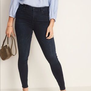 Old Navy high-waisted skinny jeans.  10 regular